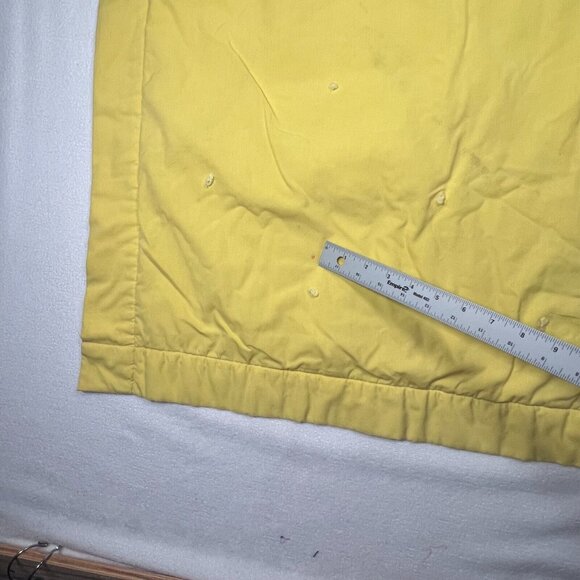 Vintage Handmade Quilt Hand Painted Animals Elephant Tiger Bunny Squirrel Yellow - Picture 4 of 16